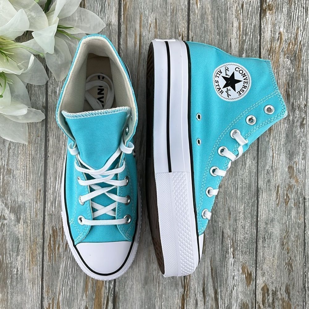Converse Chuck Taylor All Star Lift Platform Canvas Sneakers Shoes Size 7.5